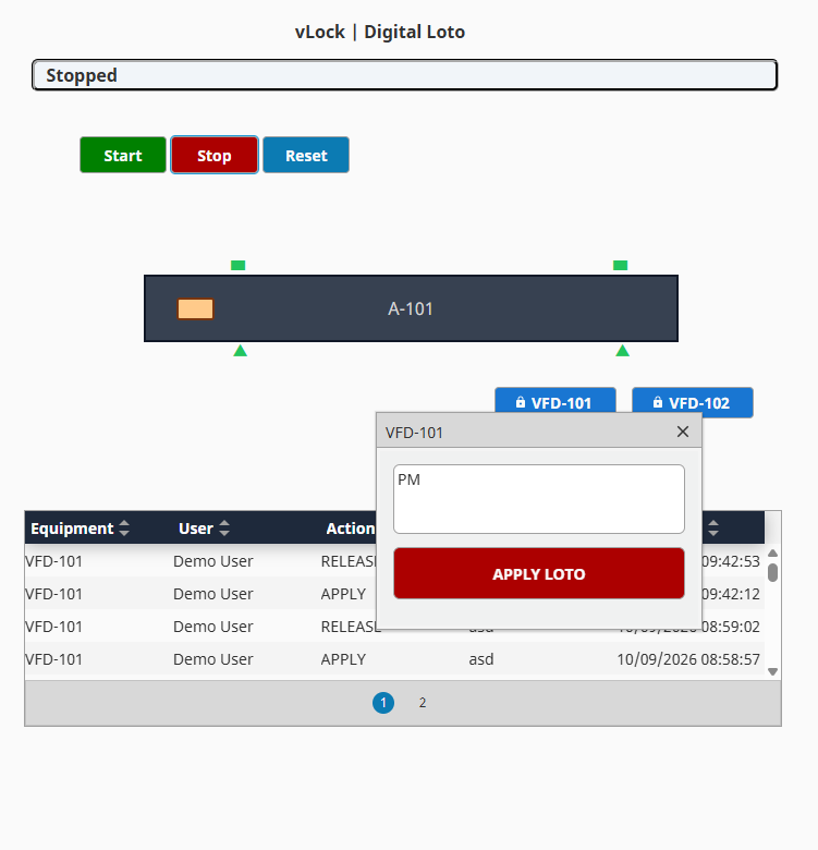 Apply a digital lock